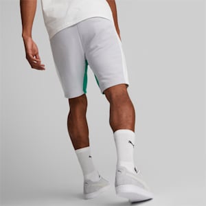 Classics Block 8" Men's Shorts, Platinum Gray-PUMA White